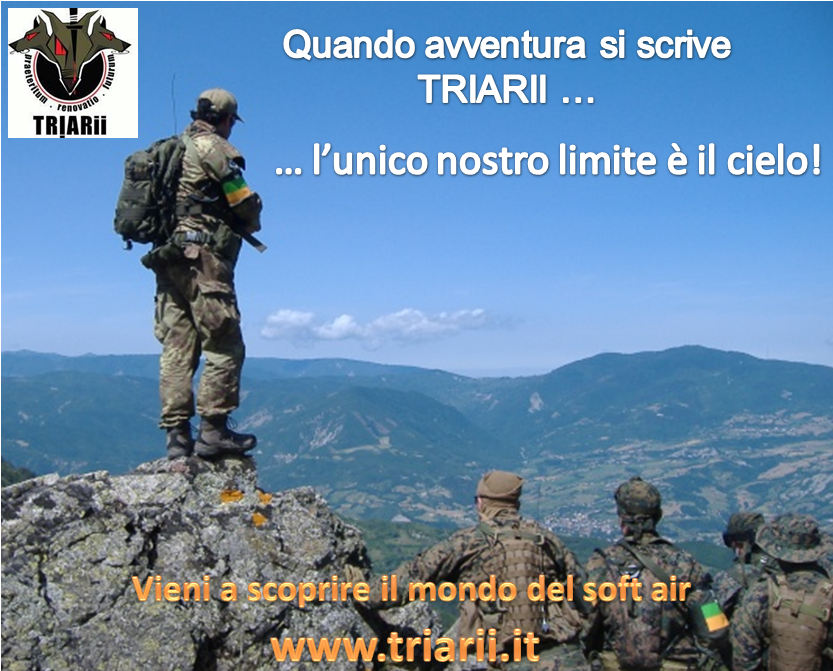 Prova l'emozione del soft - air.  Gioca con noi. - triarii.it